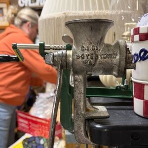 Vintage Metal Meat Grinder